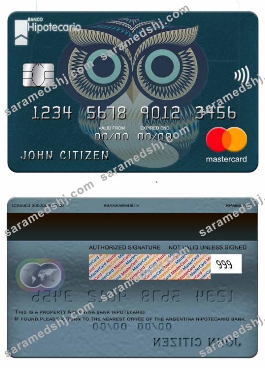 Argentina Hipotecario Bank mastercard